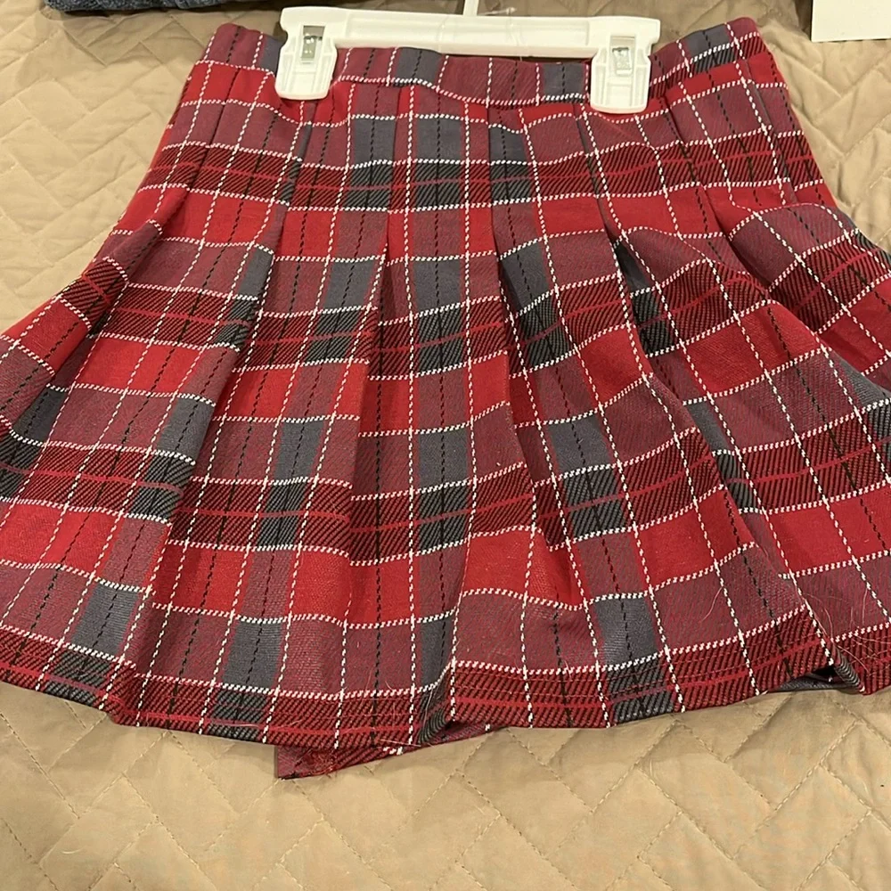 KensieGirl Chenille Sweater And Plaid Skirt Set / NWT / Size 10
